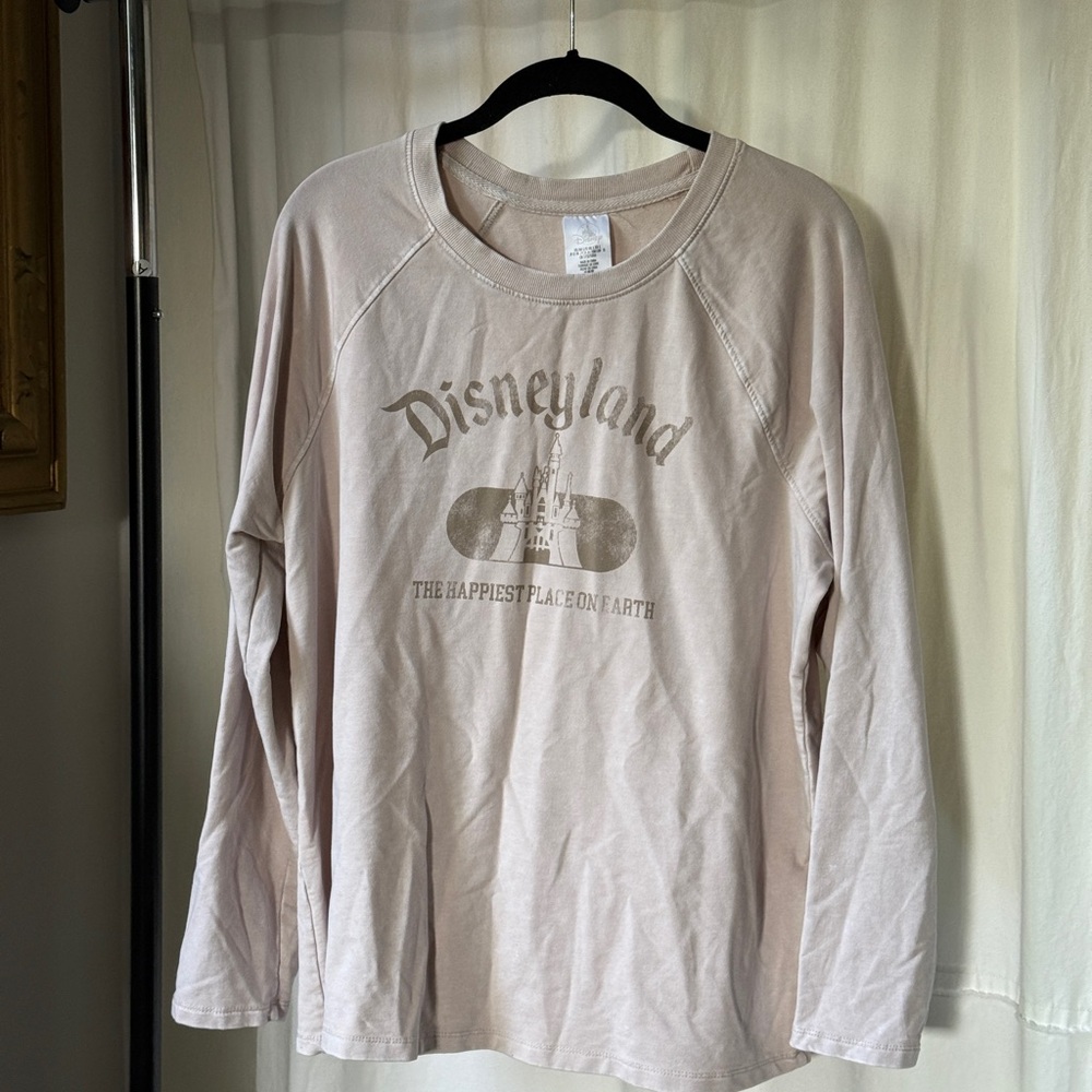 Disneyland (vintage style) Beige Crew Neck Sweatshirt